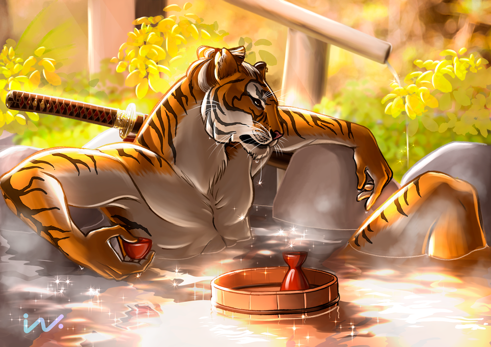 "Tiger" in japanese. Concept Art studies for comic book color and lights.